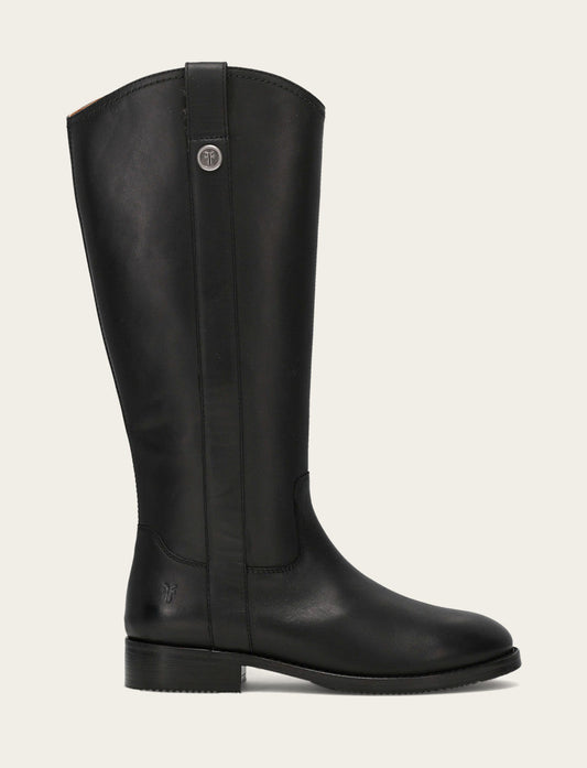 Frye Women's Black Melissa Button Tall Inside Zip Boot / Black