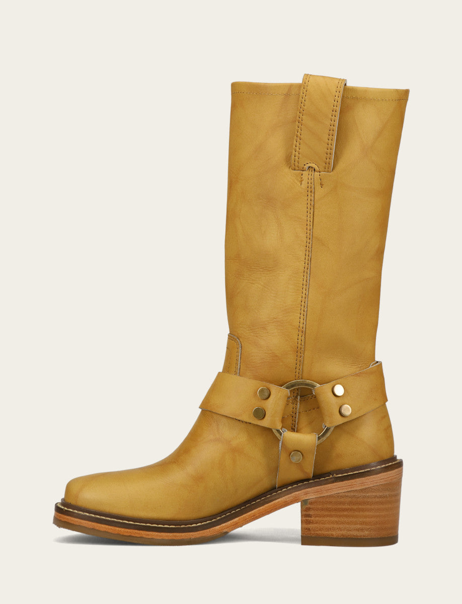 Frye Women's Banana Kate Harness Boots / Banana