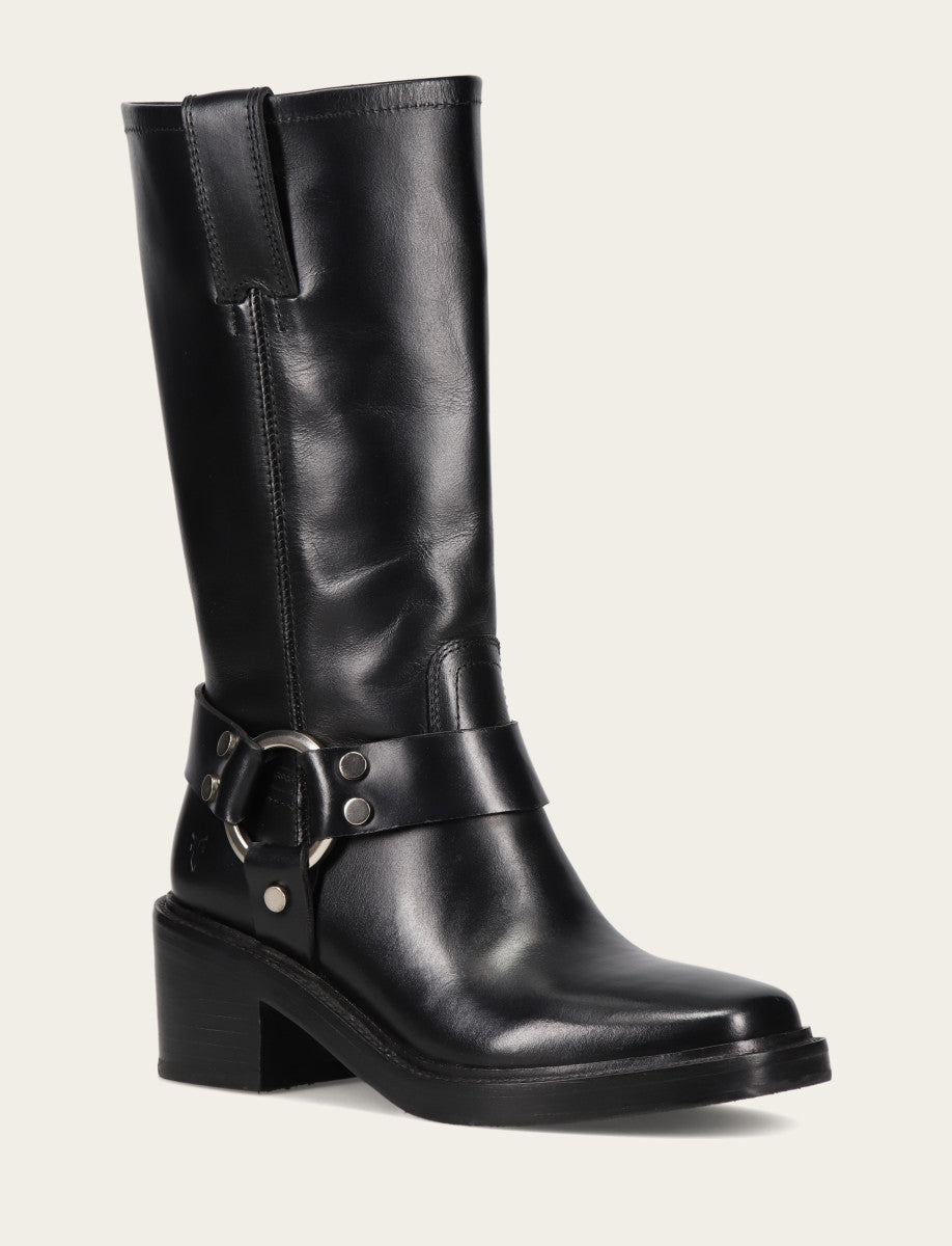 Frye Women's Black Kate Harness Boots / Black