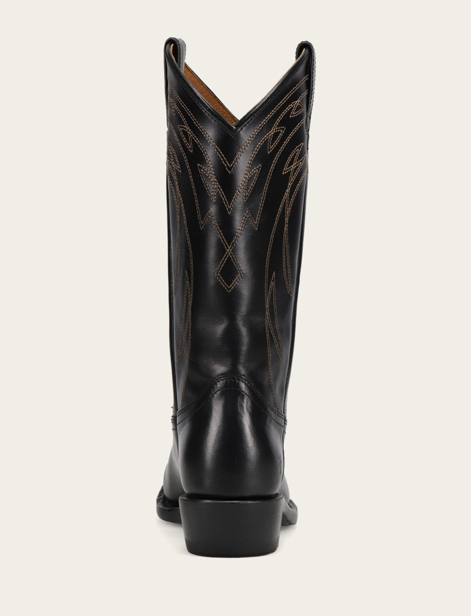 Frye Women's Black Billy Pull On Deco Stitch Boots / Black