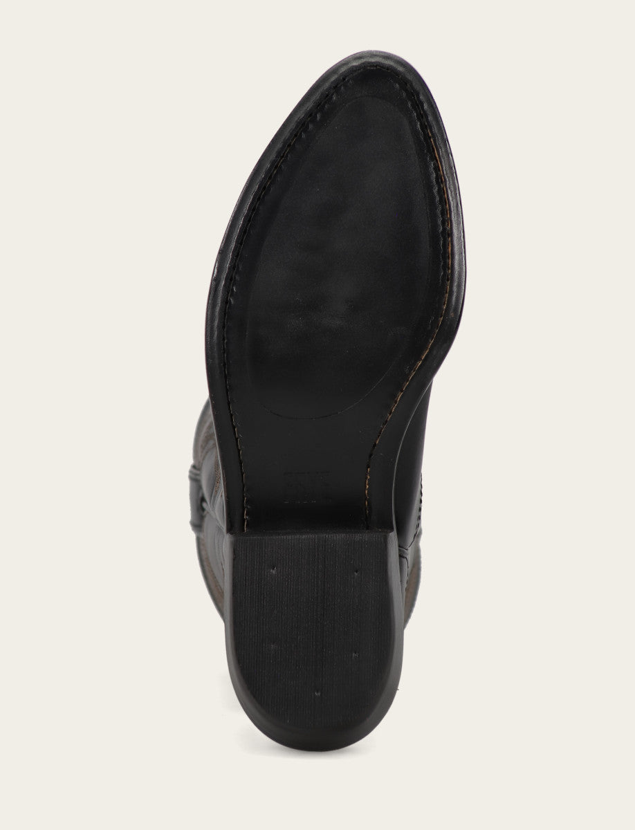 Frye Women's Black Billy Pull On Deco Stitch Boots / Black
