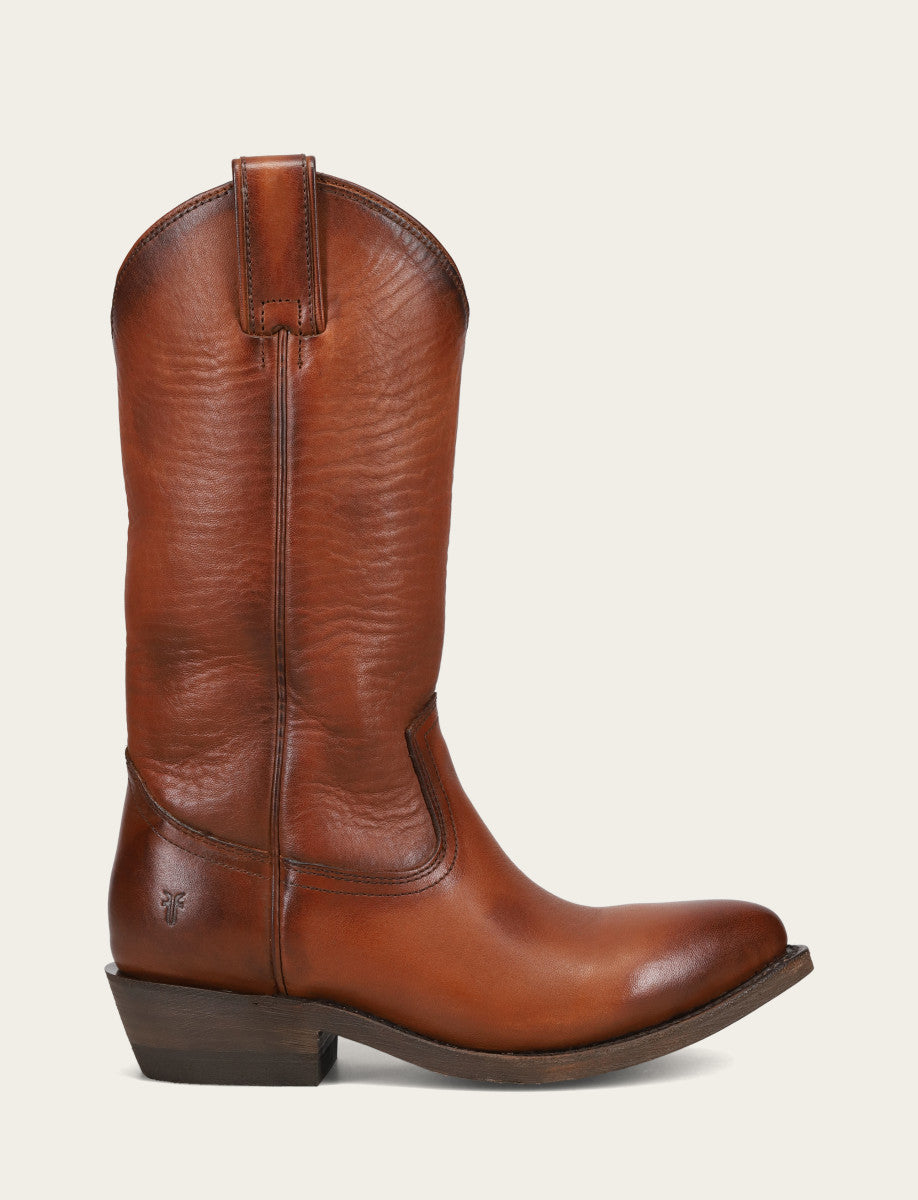 Frye Women's Cognac Billy Pull On Boots / Cognac