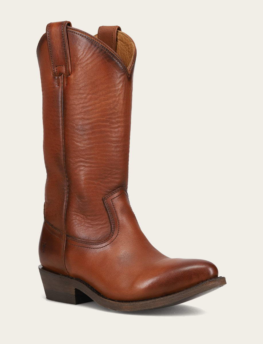 Frye Women's Cognac Billy Pull On Boots / Cognac