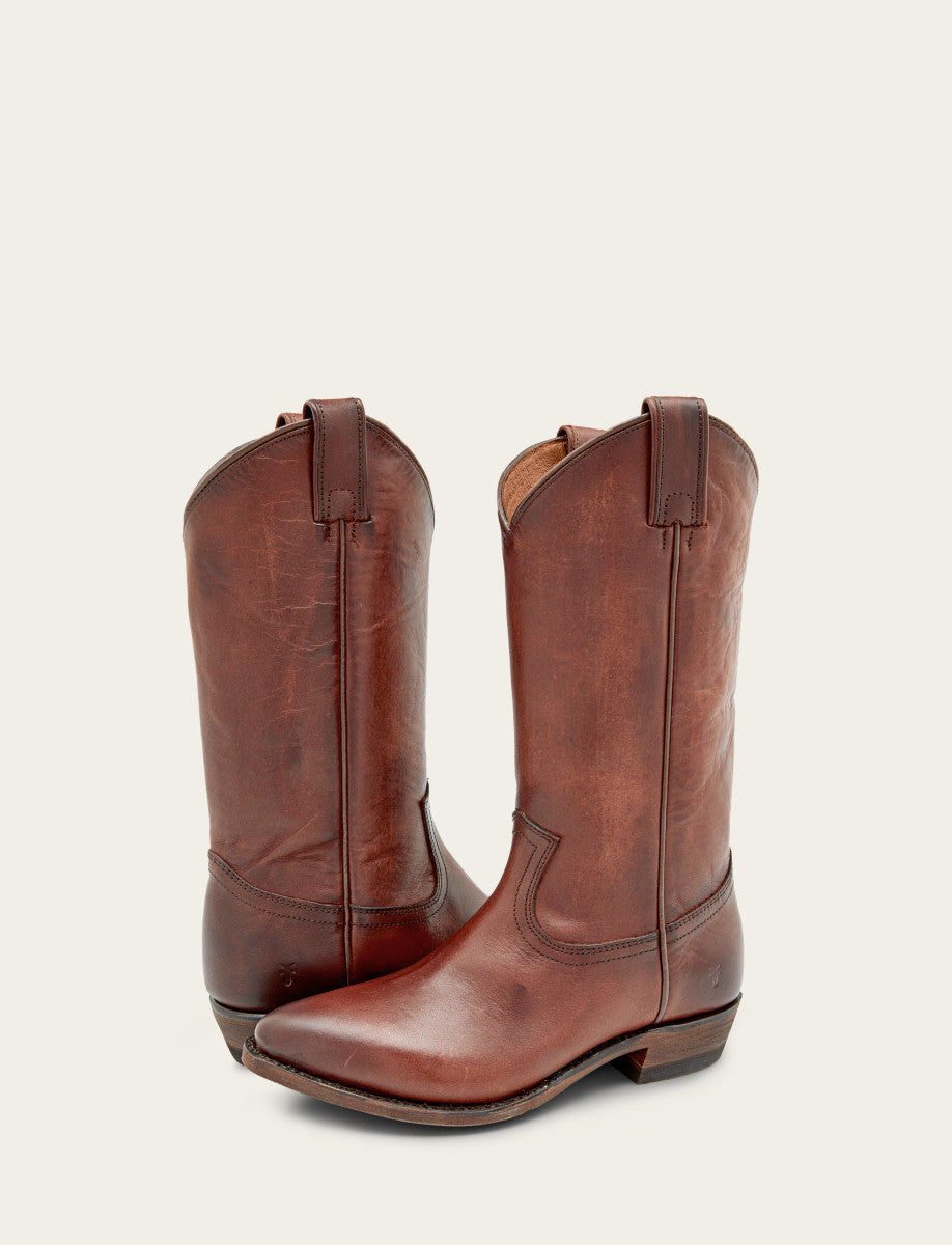 Frye Women's Cognac Billy Pull On Boots / Cognac