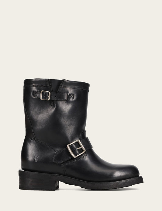 Frye Women's Black Viv Short Engineer Boot / Black