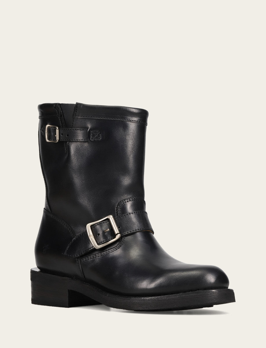 Frye Women's Black Viv Short Engineer Boot / Black