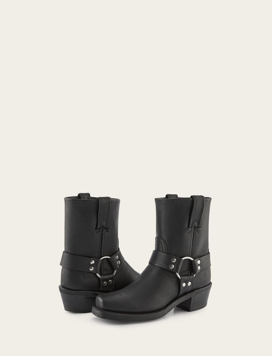 Frye Women's Black Harness 8R Boots / Black