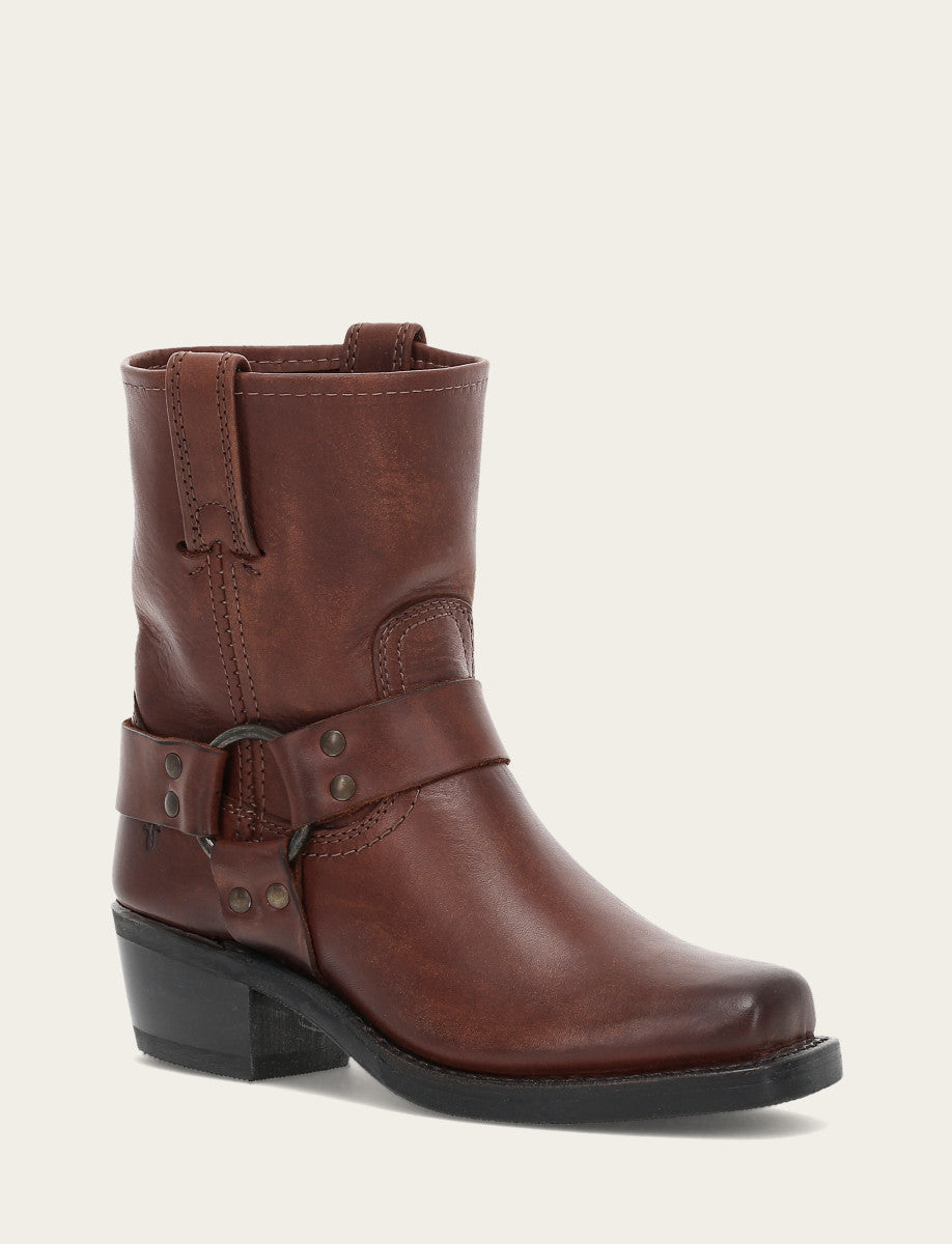 Frye Women's Cognac Harness 8R Boots / Cognac