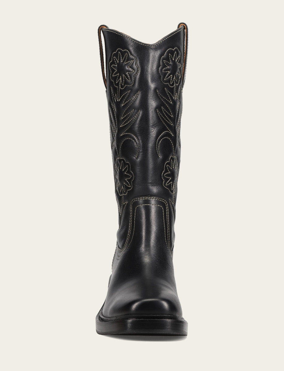 Frye Women's Black Kate Deco Stitch Boot / Black