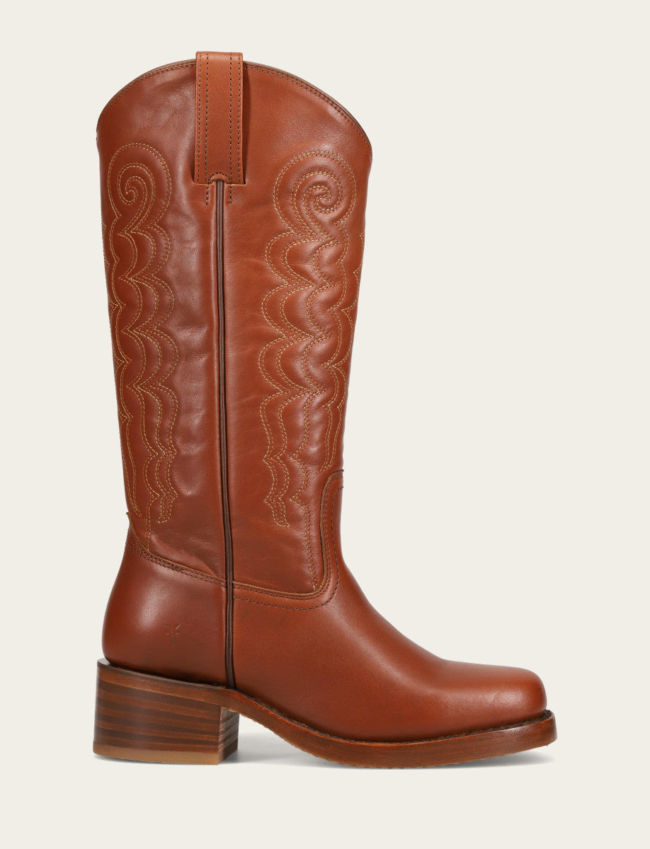 Frye Women's Walnut Campus Deco Stitch Boot / Walnut
