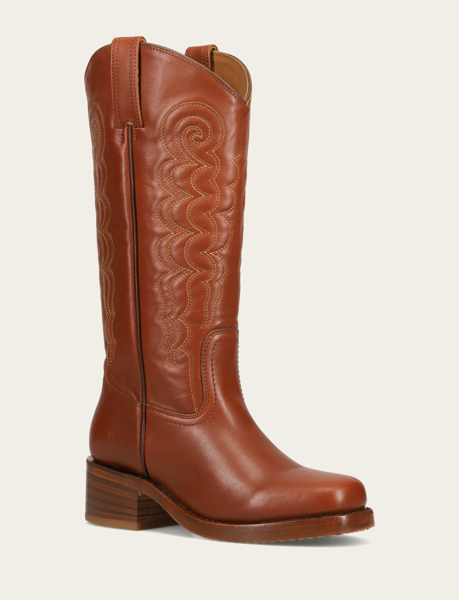 Frye Women's Walnut Campus Deco Stitch Boot / Walnut