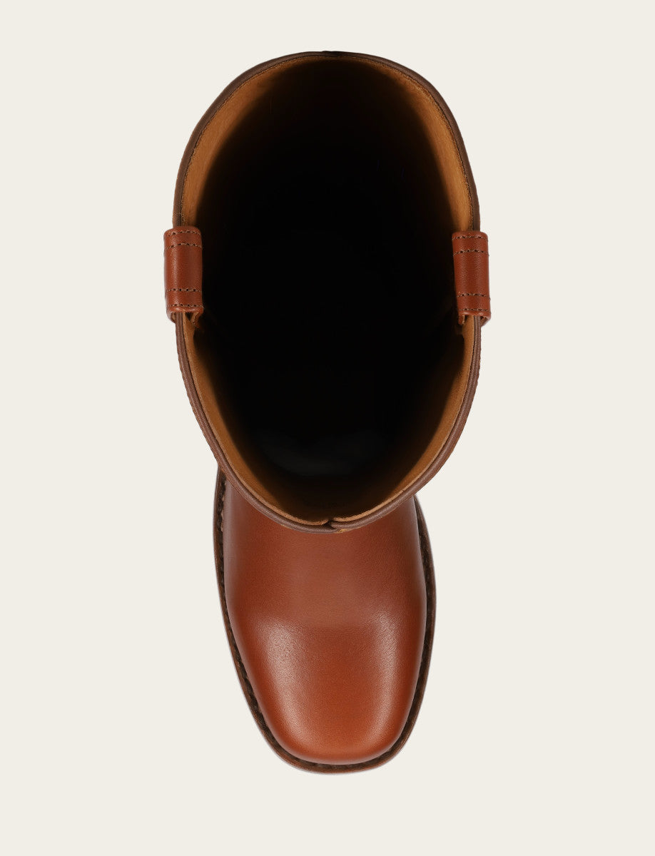 Frye Women's Walnut Campus Deco Stitch Boot / Walnut