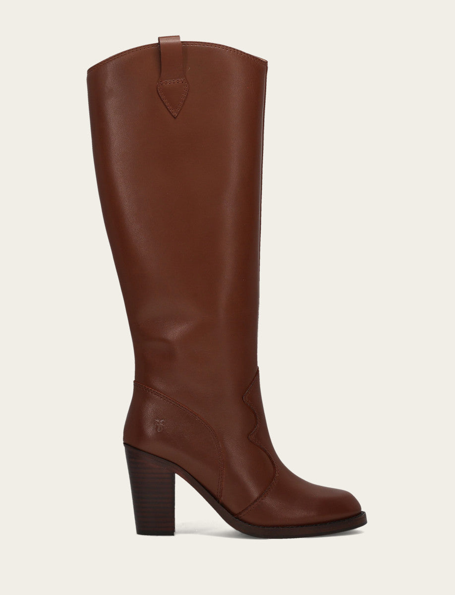 Frye Women's Walnut Corinne Tall Boot / Walnut