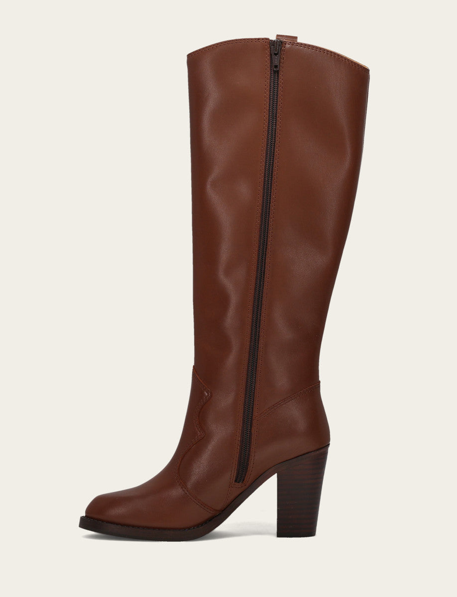 Frye Women's Walnut Corinne Tall Boot / Walnut