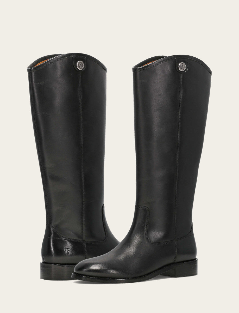 Frye Women’s Black Wide Calf Melissa Button 2 Tall Boots | Frye / Black