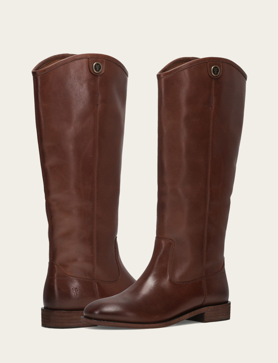 Frye Women's Cognac Melissa Button 2 Boots / Cognac