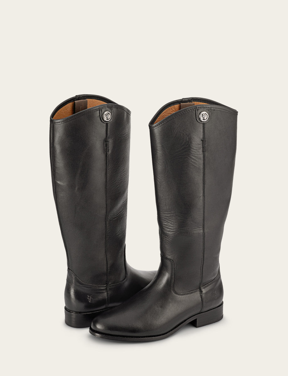 Frye Women's Black Melissa Button 2 Boots / Black