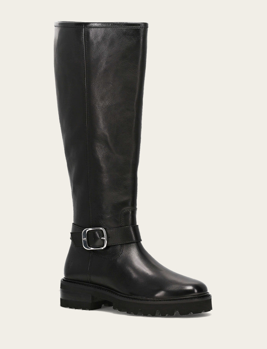Frye Women's Black Olivia Buckle Tall Boot / Black