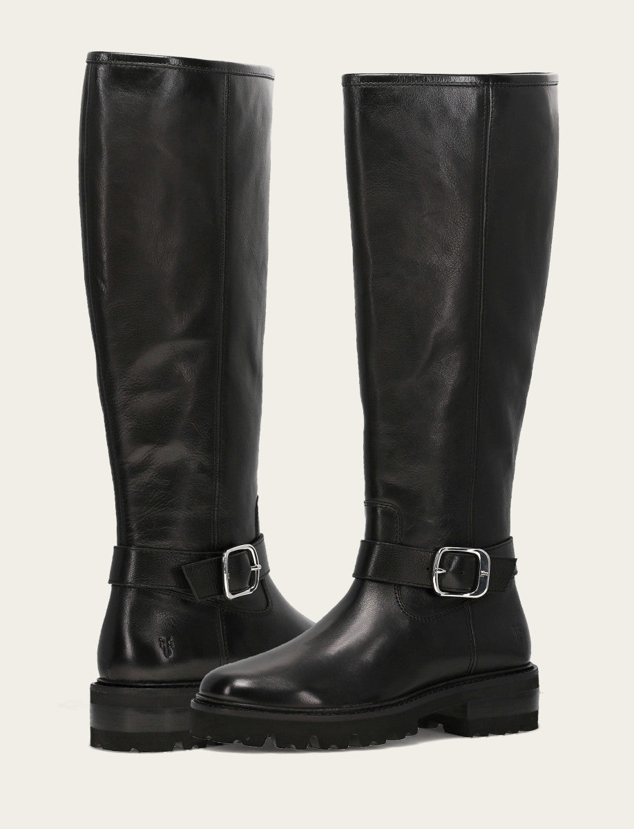 Frye Women's Black Olivia Buckle Tall Boot / Black