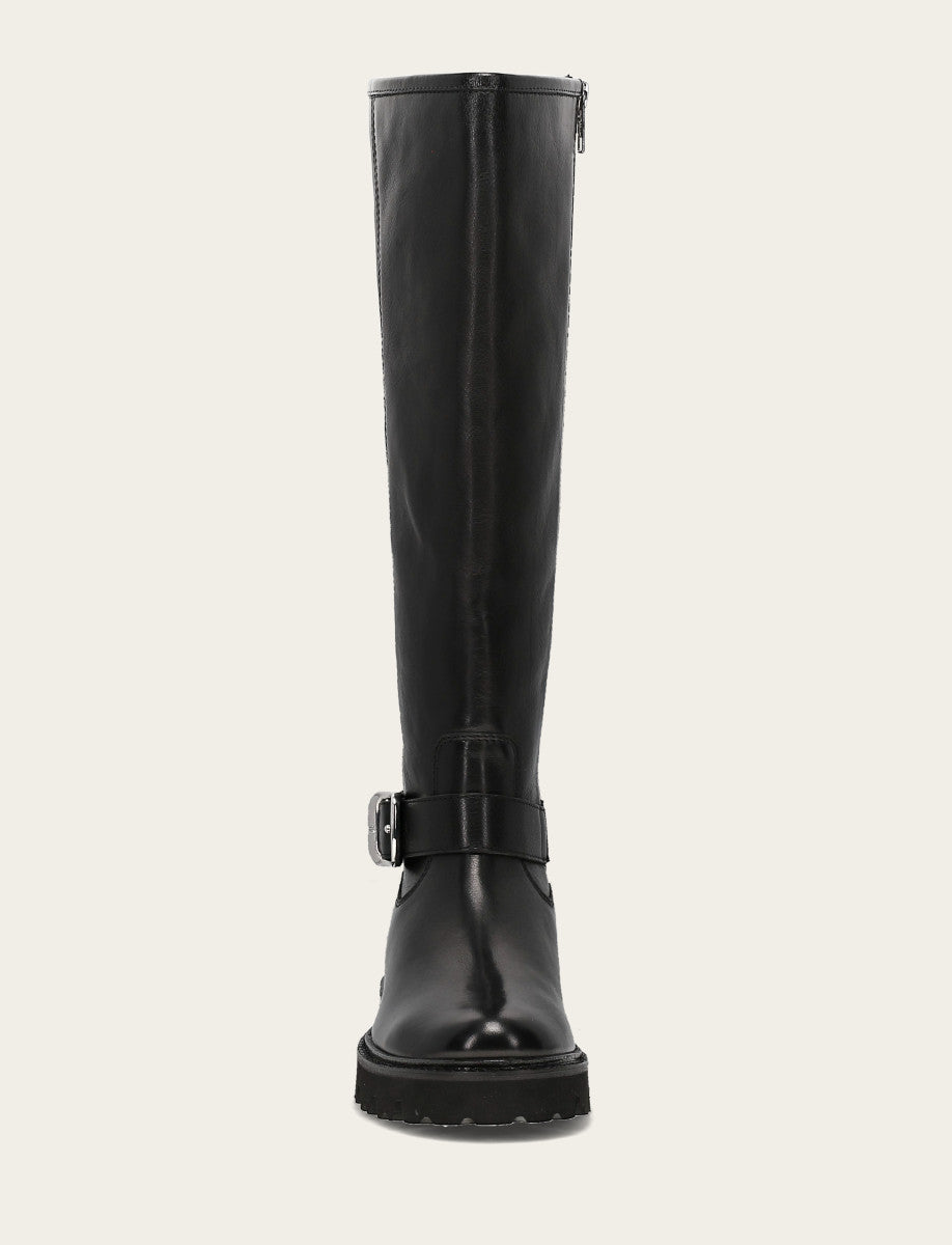 Frye Women's Black Olivia Buckle Tall Boot / Black