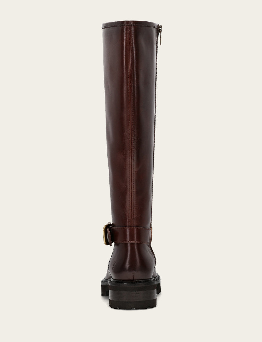 Frye Women's Bourbon Olivia Buckle Tall Boot / Bourbon
