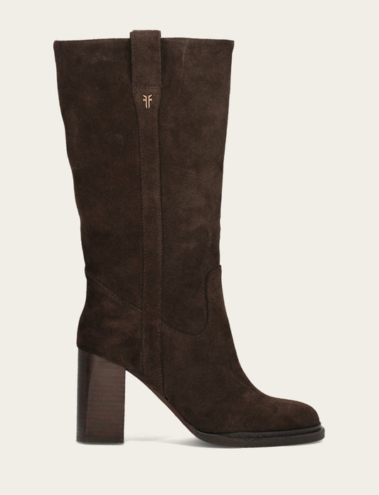 Frye Women's Dark Brown Alex Slouchy Mid Boot / Dark Brown