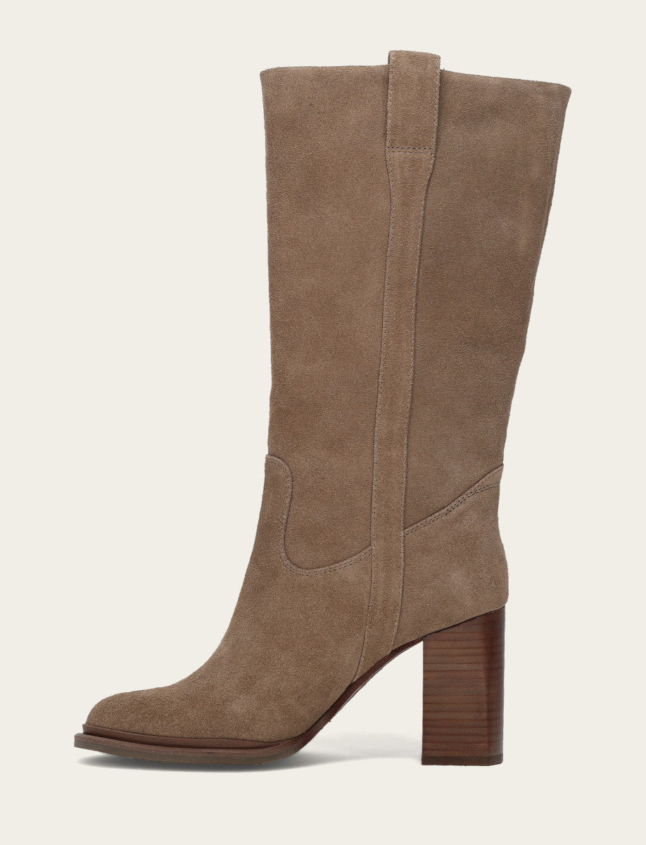 Frye Women's Dark Taupe Alex Slouchy Mid Boot / Dark Taupe
