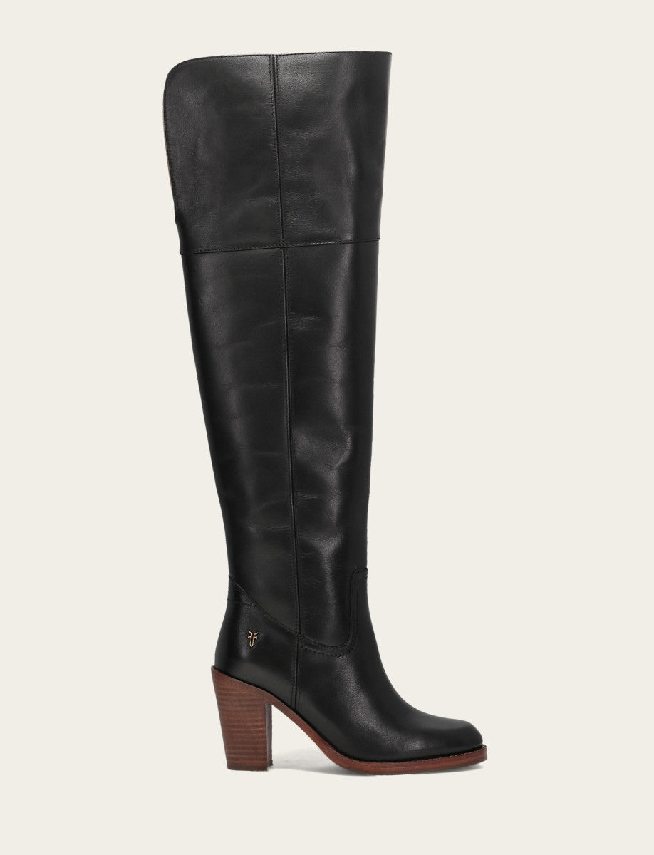 Frye Women's Black Corinne Over The Knee Boot / Black