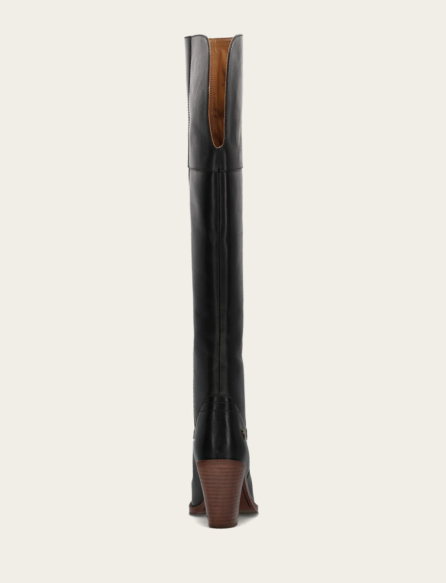 Frye Women's Black Corinne Over The Knee Boot / Black