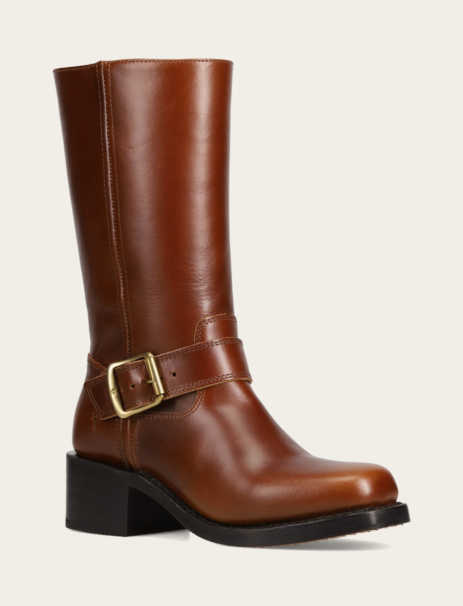 Frye Women's Saddle Campus Buckle Boot / Saddle