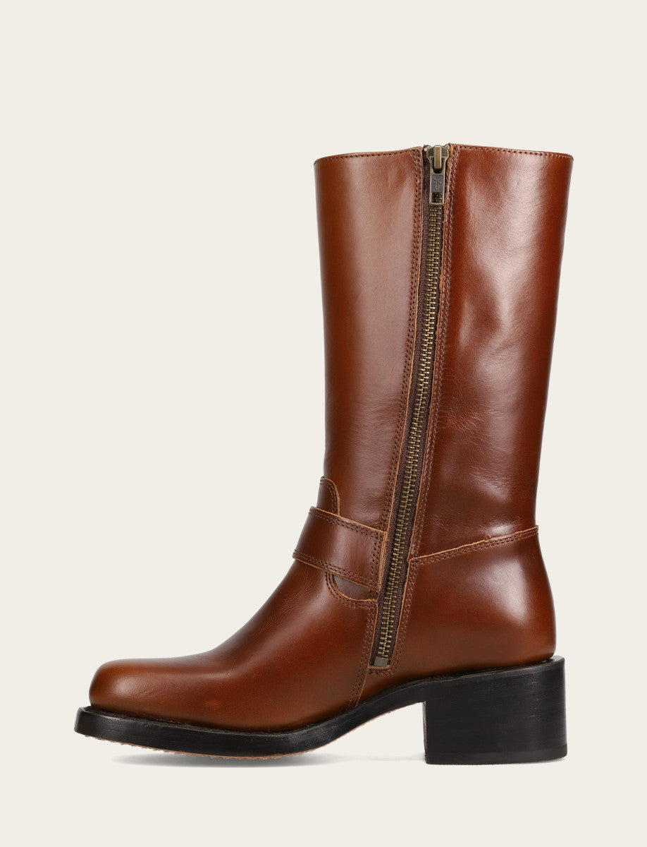 Frye Women's Saddle Campus Buckle Boot / Saddle