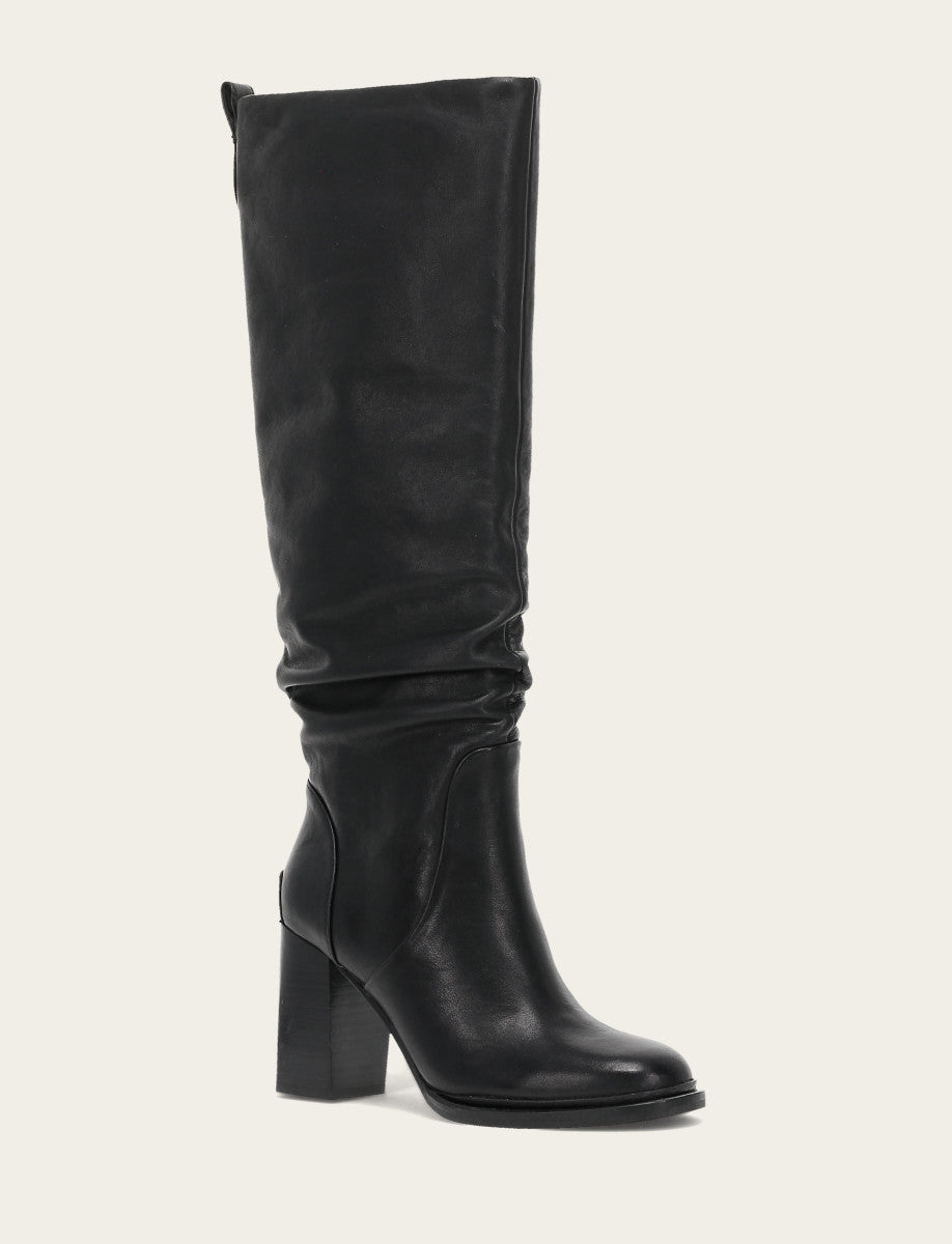 Frye Black Alex Softy Tall Wide Calf Boot / Black