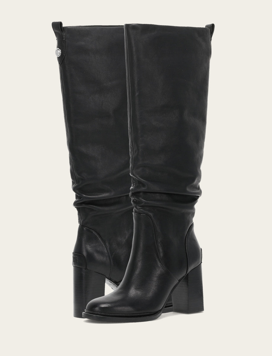 Frye Black Alex Softy Tall Wide Calf Boot / Black