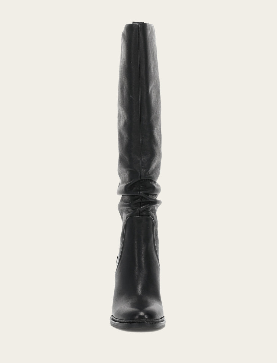 Frye Black Alex Softy Tall Wide Calf Boot / Black