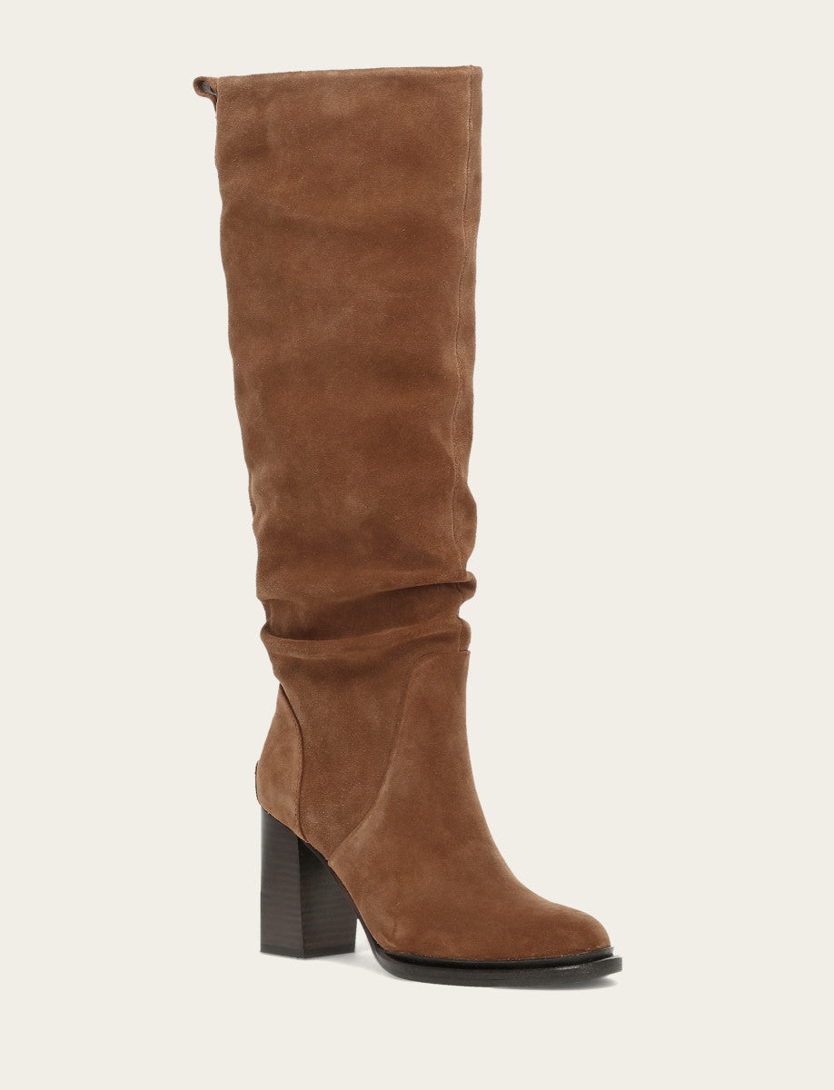 Frye Bark Alex Softy Tall Wide Calf Boot / Bark