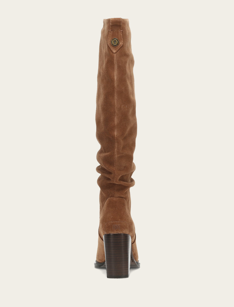 Frye Bark Alex Softy Tall Wide Calf Boot / Bark