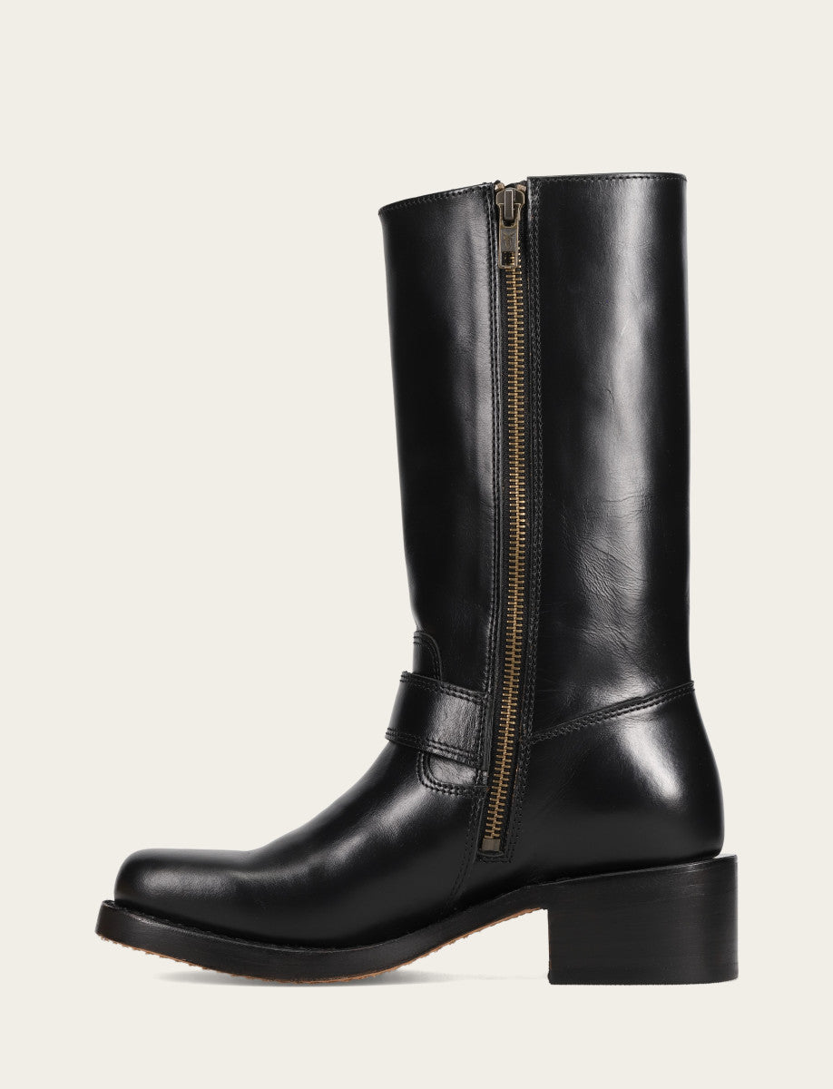 Frye Women's Black Campus Buckle Boot / Black