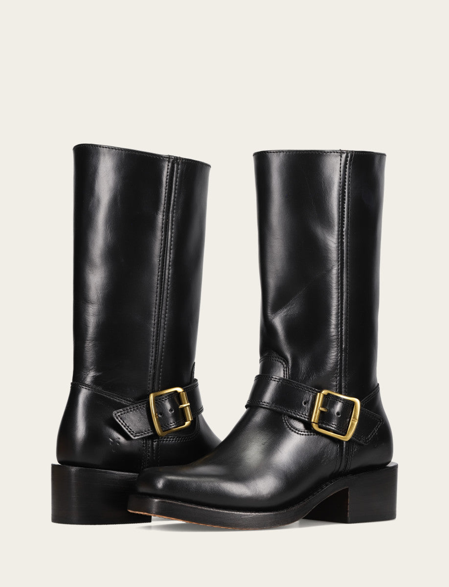 Frye Women's Black Campus Buckle Boot / Black