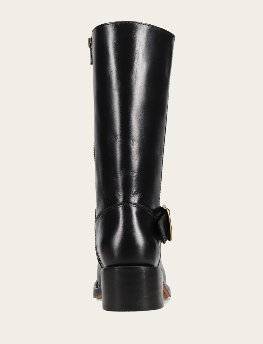 Frye Women's Black Campus Buckle Boot / Black