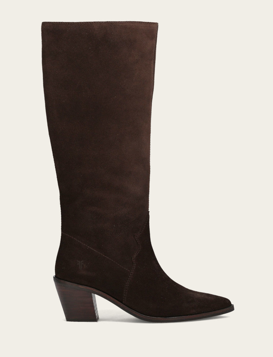 Frye Women's Dark Brown Sara Slouchy Boot / Dark Brown