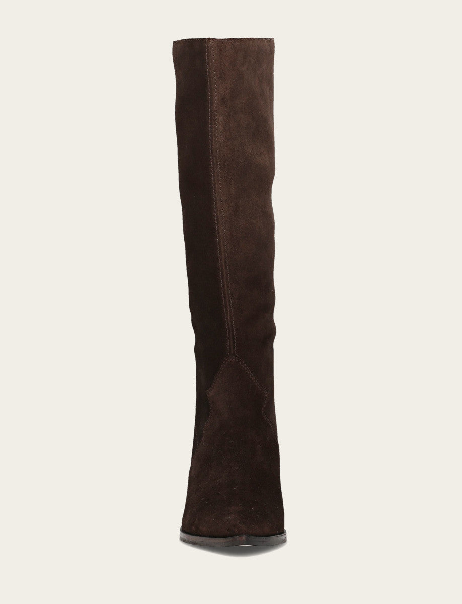 Frye Women's Dark Brown Sara Slouchy Boot / Dark Brown