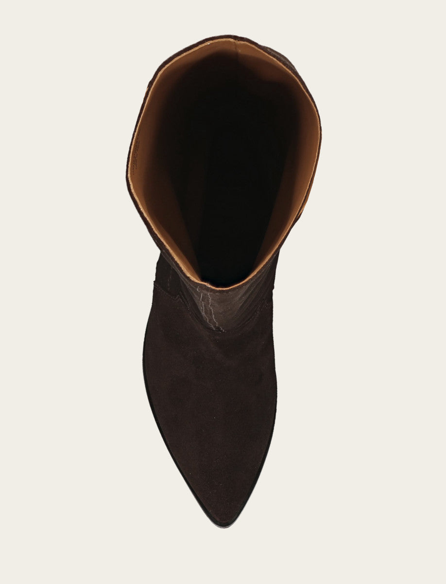 Frye Women's Dark Brown Sara Slouchy Boot / Dark Brown