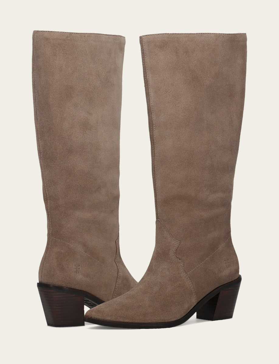 Frye Women's Dark Taupe Sara Slouchy Boot / Dark Taupe