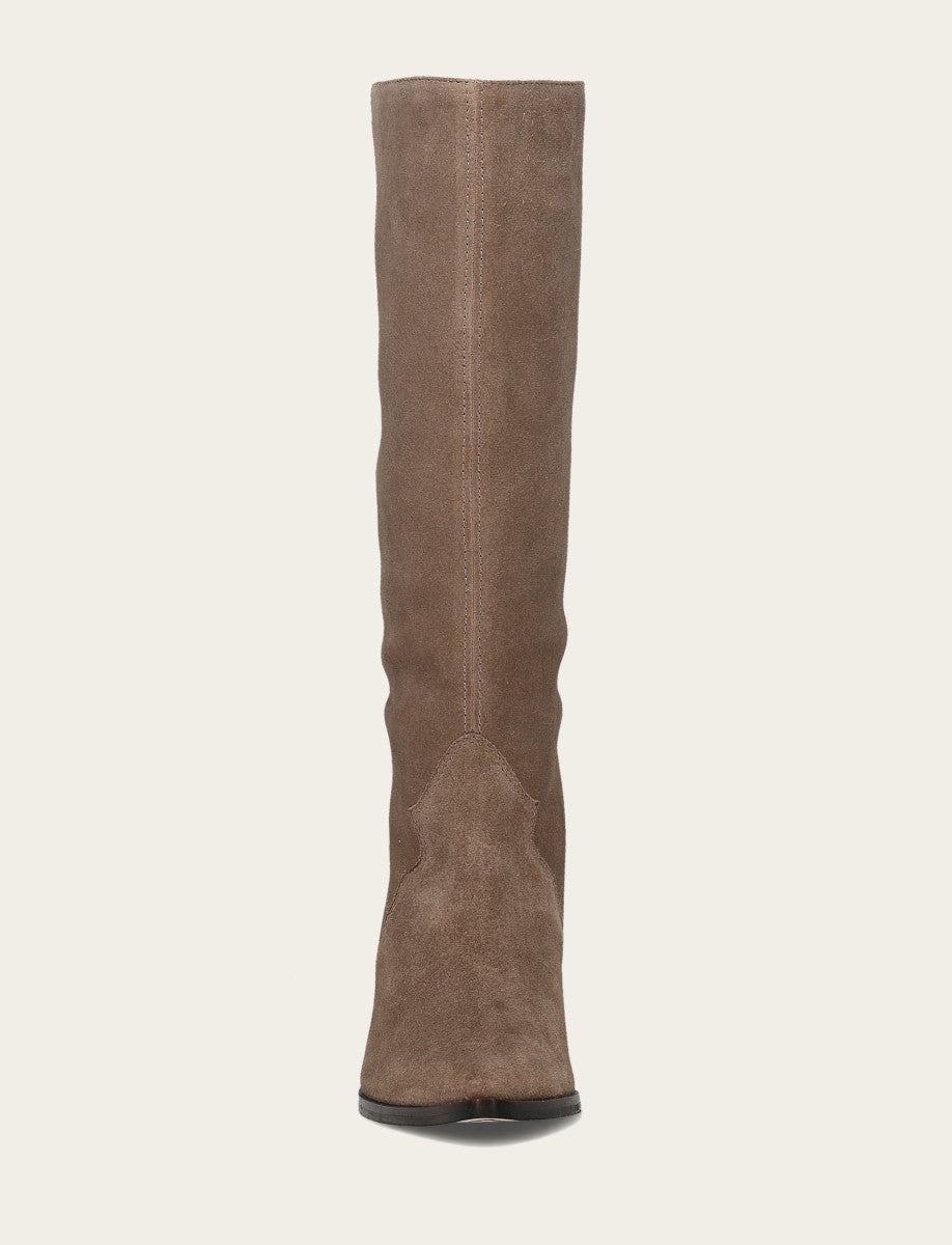 Frye Women's Dark Taupe Sara Slouchy Boot / Dark Taupe