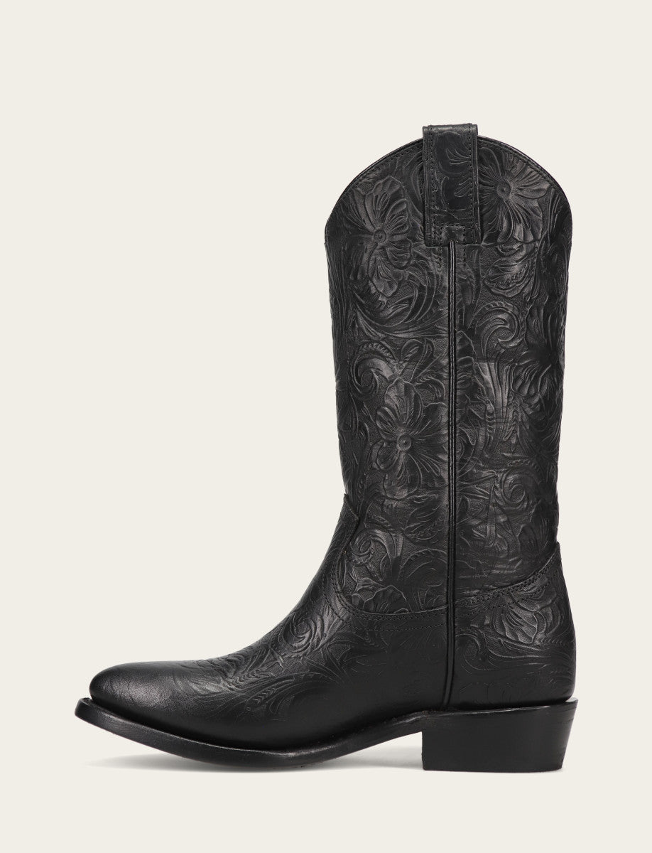 Frye Billy Pull On Boot / Black Floral
