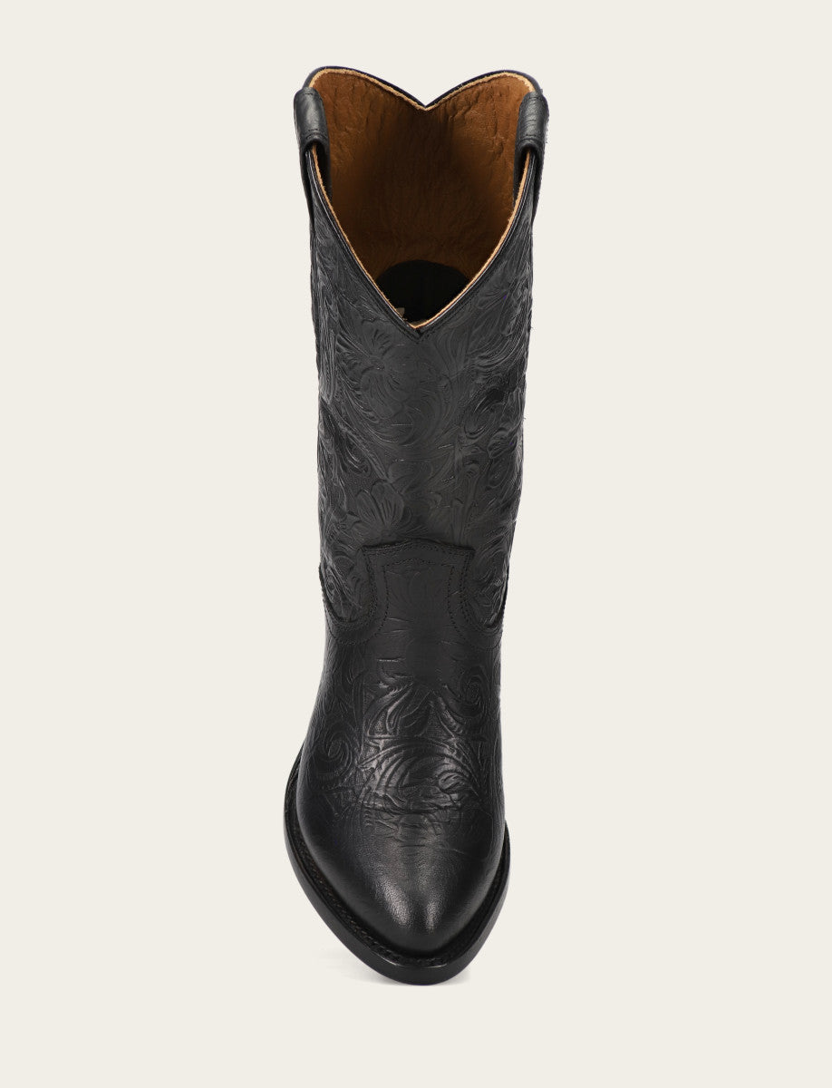 Frye Billy Pull On Boot / Black Floral