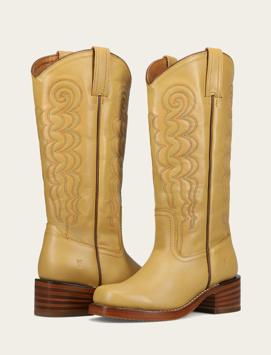 Frye Women's Banana Campus Deco Stitch Boot / Banana