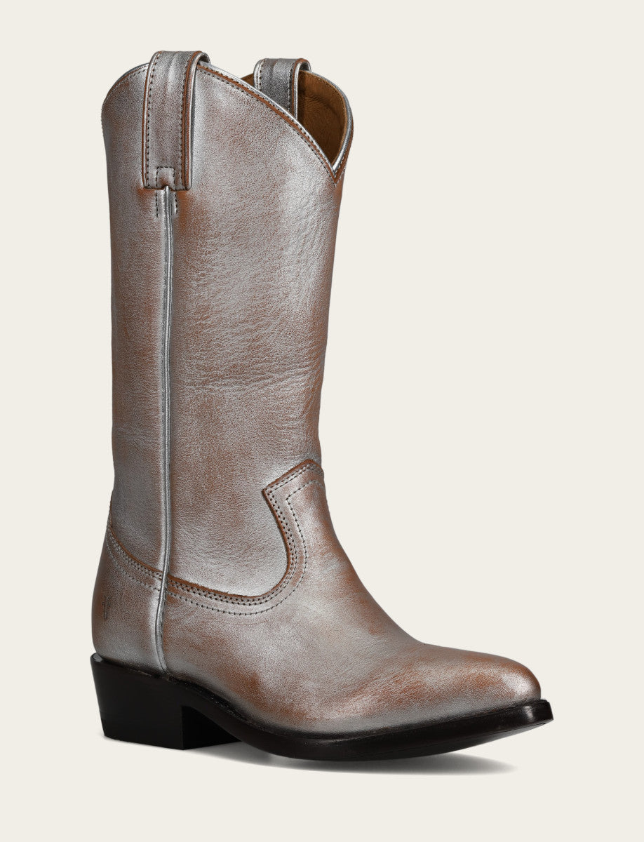 Frye Women's Silver Billy Pull On Boot / Silver