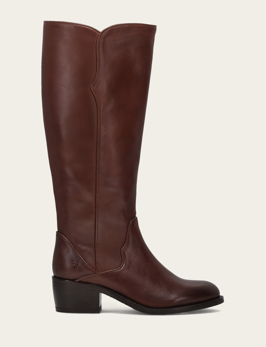 Frye Women's Saddle Carson 2 Piping Tall Boot / Saddle