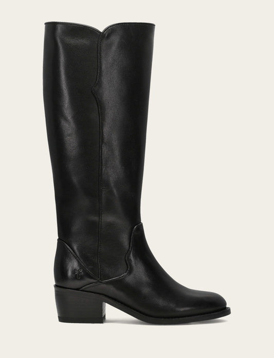 Frye Women's Black Carson 2 Piping Tall Boot / Black